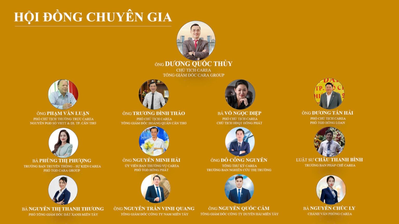 Hội Đồng Chuyên Gia Hiệp Hội Bất Động Sản TP Cần Thơ